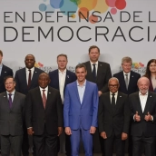 IV Reunión en Defensa de la Democracia en Barcelona. Alberto Paredes / Europa Press