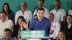 El presidente del PP-A y candidato a la reelección a la presidencia de la Junta de Andalucía, Juanma Moreno. Madero Cubero / Europa Press