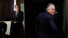 Luis Bárcenas y Mariano Rajoy. Elaboración propia. (Europa Press / Eduardo Parra / Álex Zea )