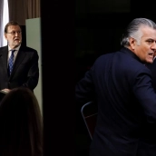 Luis Bárcenas y Mariano Rajoy. Elaboración propia. (Europa Press / Eduardo Parra / Álex Zea )