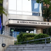 entrada a la Audiencia Provincial de Madrid. Antonio Gutiérrez / Europa Press