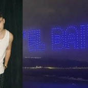 Quevedo desata la locura en la Playa de Las Canteras con el anuncio de su nuevo álbum 'El Baifo'