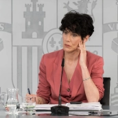 La ministra portavoz, Elma Sáiz (Diego Radamés/Europa Press)