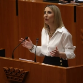 EuropaPress 7458272 candidata presidencia junta extremadura maria guardiola pronuncia discurso