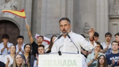 El presidente nacional de Vox, Santiago Abascal. Álex Cámara / Europa Press