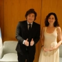 El presidente de Argentina Javier Miley, junto a la presidenta de la Comunidad de Madrid, Isabel Díaz Ayuso