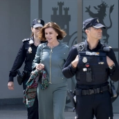 EuropaPress 7464270 exministra defensa maria dolores cospedal salida audiencia nacional 23