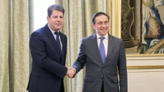 Albares y el ministro principal de Gibraltar, Fabián Picardo (Foto: Ministerio Exteriores)