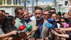 Santiago Abascal, este viernes (Foto Vox)