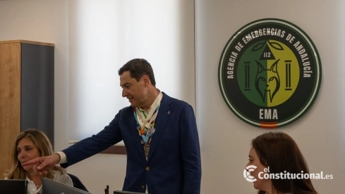 El presidente de la Junta de Andalucía, Juanma Moreno. Ángel Díaz / Europa Press