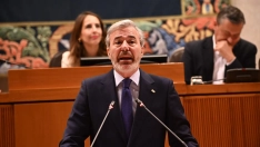 El presidente del Gobierno de Aragón en funciones, Jorge Azcón. Ramón Comet / Europa Press