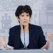 La portavoz del Gobierno, Elma Sáiz (Carlos Luján/Europa Press)