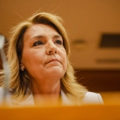 La vicepresidenta primera y consellera de Vivienda, Empleo, Juventud e Igualdad de la Generalitat Valenciana, Susana Camarero. Jorge Gil / Europa Press