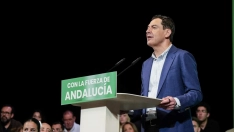 El presidente de la Junta de Andalucía, Juanma Moreno. Marian León / Europa Press