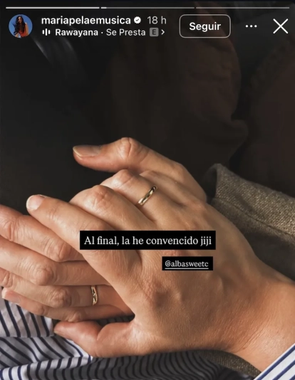 María Peláe y Alba Reig anuncian su compromiso: amor, música y una historia que conquista a sus fans