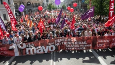EuropaPress 7489038 manifestantes manifestacion dia trabajador mayo 2026 madrid espana - EuropaPress
