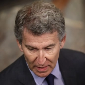El presidente del PP, Alberto Núñez Feijóo. Alejandro Martínez Vélez / Europa Press