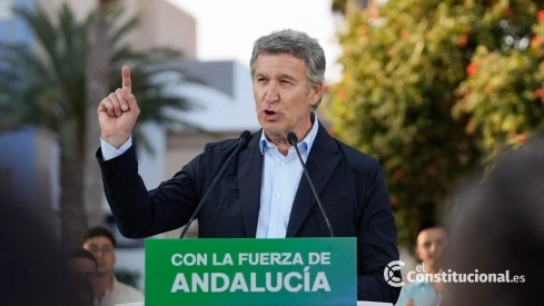El presidente del Partido Popular, Alberto Núñez Feijóo. Marian León / Europa Press