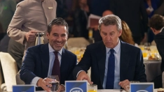 Borja Sémper y Alberto Núñez Feijóo (Matías Chiofalo/Europa Press)