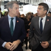 Núñez Feijóo junto a Carlos Mazón, ex president de la Generalitat valenciana