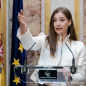 La portavoz del PP, Ester Muñoz (Carlos Luján/Europa Press)