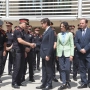 El presidente de la Generalitat, Salvador Illa, y el comisario jefe de los Mossos d'Esquadra Eduard Sallent. Alberto Paredes / Europa Press
