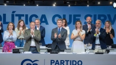 Feijóo y la cúpula del PP (Diego Puerta/PP)