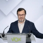 El portavoz de Vox, José Antonio Fúster (Europa Press)