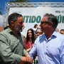 Abascal y su candidato en Andalucía, Manuel Gavira (Ángel Díaz/Europa Press)