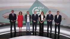 Los candidatos a la Presidencia de la Junta de Andalucía. Joaquín Corchero / Europa Press