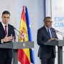 El presidente del Gobierno, Pedro Sánchez, recibe al director general de la Organización Mundial de la Salud (OMS), Tedros Adhanom. Carlos Luján / Europa Press