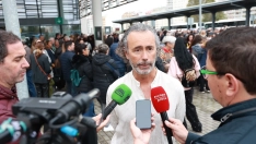 El presidente de la Asociación de Víctimas del descarrilamiento de Adamuz Mario Samper. Rocío Ruz / Europa Press