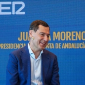 Juanma Moreno, este martes (Francisco J. Olmo /Europa Press) Juanma Moreno, este martes (Francisco J. Olmo /Europa Press)