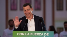 El presidente del PP-A y candidato a la reelección de la Presidencia de la Junta, Juanma Moreno. Francisco J. Olmo / Europa Press
