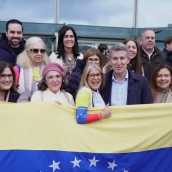 Feijóo, con exiliados venezolanos en España