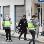 Policías acordonan la zona tras una reyerta. Carlos Castro / Europa Press Policías acordonan la zona tras una reyerta. Carlos Castro / Europa Press