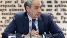 Zapatero en el Senado (Eduardo Parra/Europa Press)
