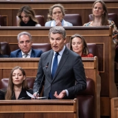 El presidente del PP, Alberto Núñez Feijóo. César Vallejo Rodríguez / Europa Press