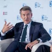 El presidente del PP, Alberto Núñez Feijóo.  Alberto Ortega / Europa Press