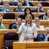 La portavoz del PP en el Senado, Alicia García. Ricardo Rubio / Europa Press