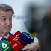 El presidente del PP, Alberto Núñez Feijóo.  Alberto Ortega / Europa Press