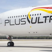 Un avión de la compañía Plus Ultra (Foto Plus Ultra)