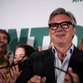 El líder de Vox en Andalucía, Manuel Gaviera (Joaquín Corchero/Europa Press)
