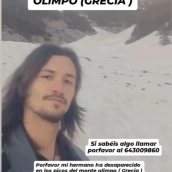 Francisco de Paula, el joven desparecido en Grecia (Foto familia)