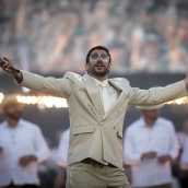 Bad Bunny durante su concierto en el Estadi Olímpic Lluís Companys (Europapress)
