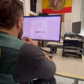 Desarticulada una red criminal que estafó 400.000 euros con llamadas que suplantaban a bancos (Guardia Civil)