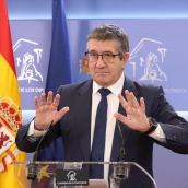 El portavoz del PSOE, Patxi López. Marta Fernández / Europa Press