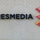 EuropaPress 2642248 letras logo atresmedia fachada sede grupo comunicacion atresmedia san