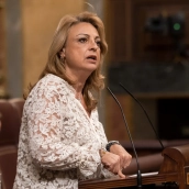 La diputada de Coalición Canaria Cristina Valido.  Diego Radamés / Europa Press