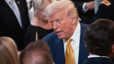 El presidente estados unidos Donald Trump